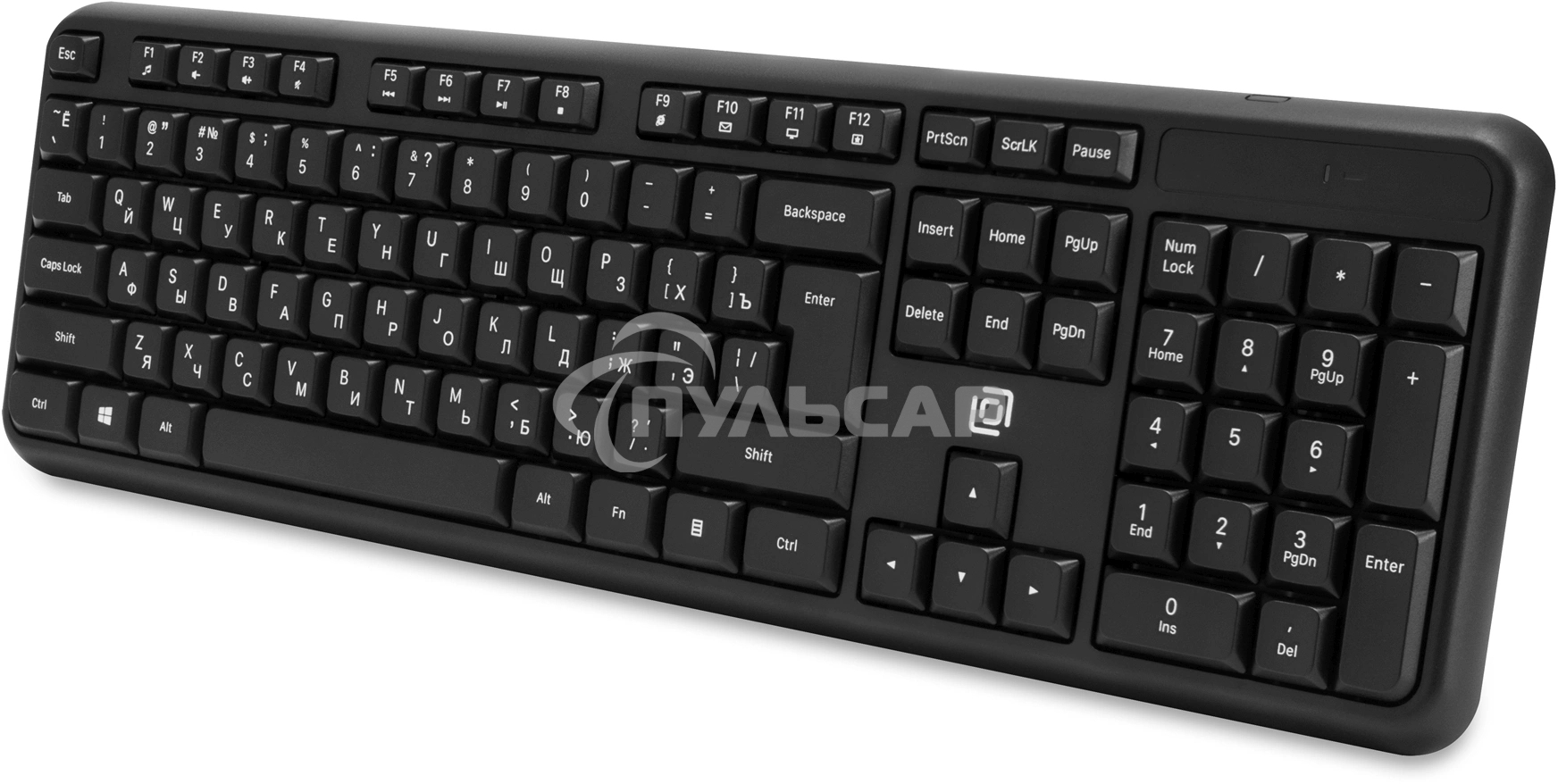 Клавиатура беспроводная Oklick K888W черный USB Multimedia (2066181)