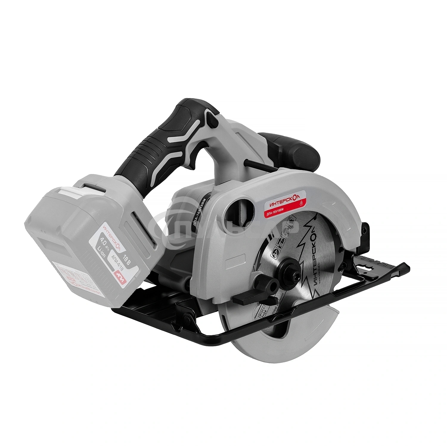 Дисковая пила бесщеточная аккумуляторная Интерскол ДПА-165/18ВМ 762.4.1.70