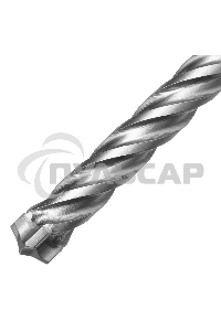 Бур по бетону Denzel цельная крестовая пластина, 12x215 мм, SDS PLUS