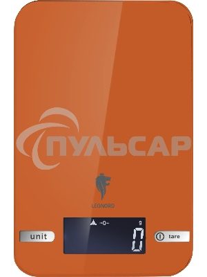 Весы кухонные электронные LEONORD LE-17703, оранжевый