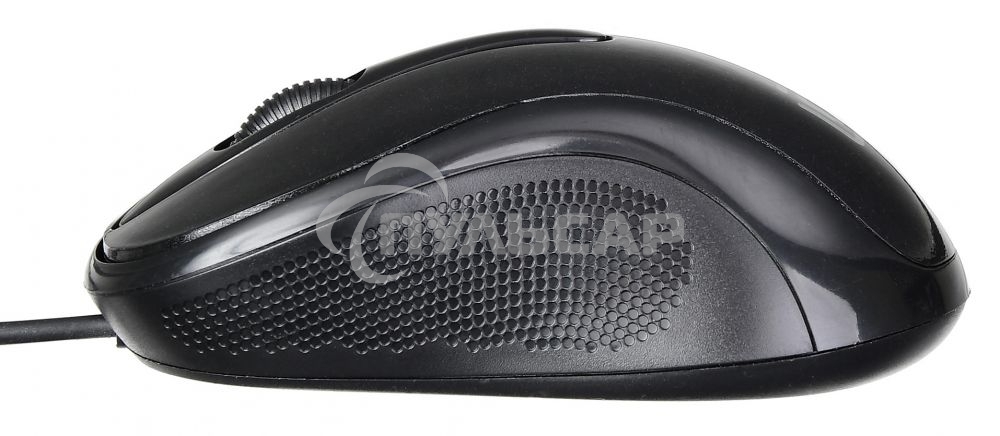 Мышь проводная Oklick 385M черный, 1000 dpi, USB, кнопки - 3