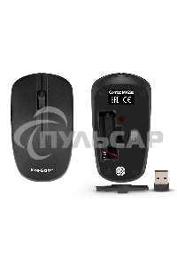 Комплект беспроводной ExeGate Professional Standard Combo MK280 (клавиатура полноразмерная влагозащищенная 104кл. + мышь оптическая 1000dpi, 3 кнопки и колесо прокрутки; USB, радиоканал 2,4 ГГц, радиус действия до 10м, черный, Color Box)