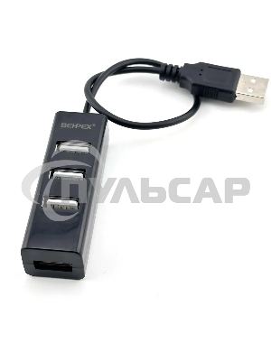 Разветвитель USB 2.0 BPH-1906 4порт. черный