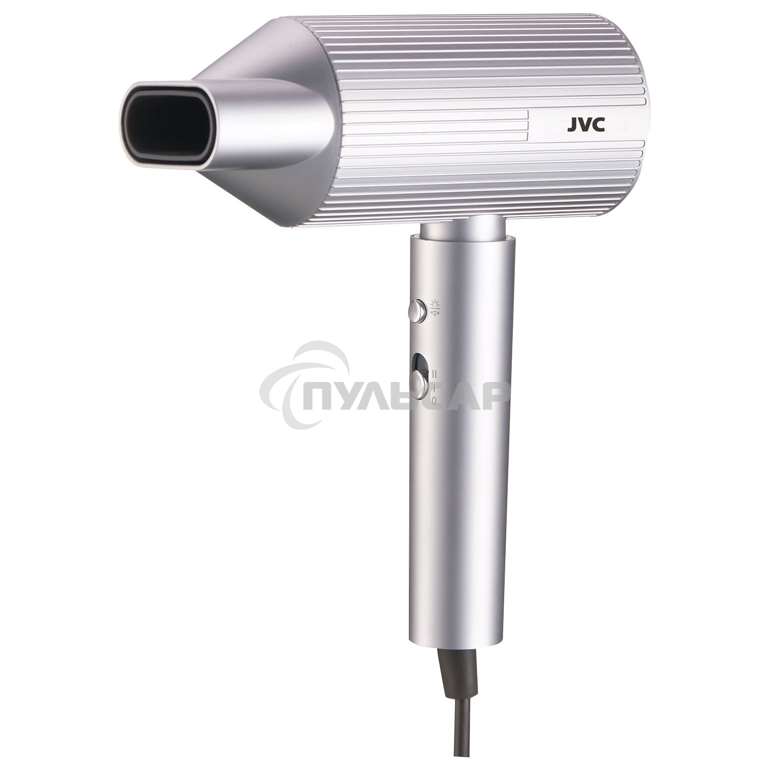 Фен JVC JHD012 1800 Вт, серебристый