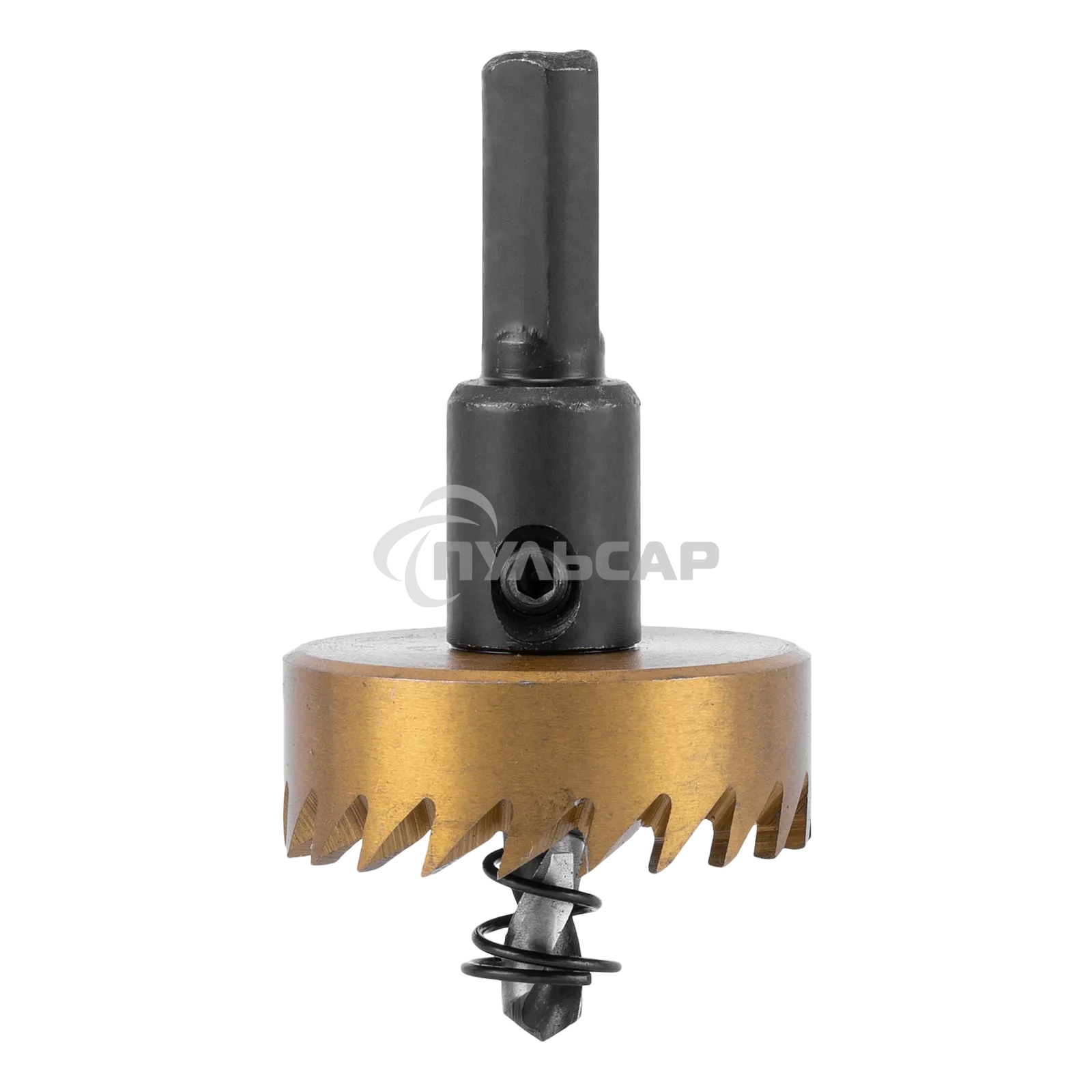 Коронка по металлу Denzel HSS, 38 мм, нитридтитановое покрытие