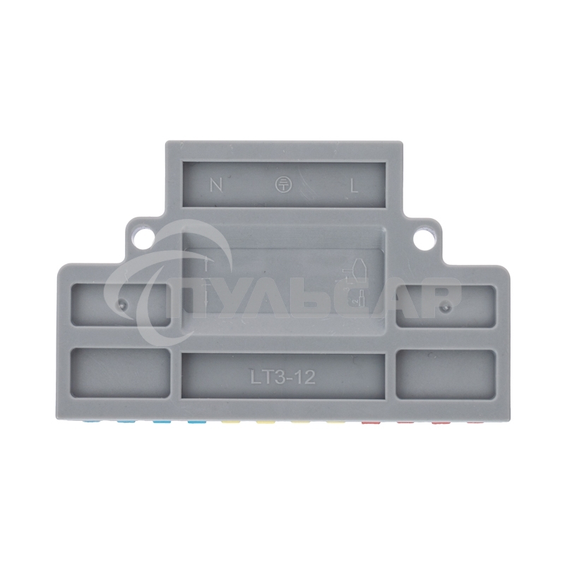 Клемма Rexant СМК 3х4 проходная разветвительная 3 полюса, с монтажной площадкой (1 ввод, 4 вывода на полюс) (10 шт/уп)