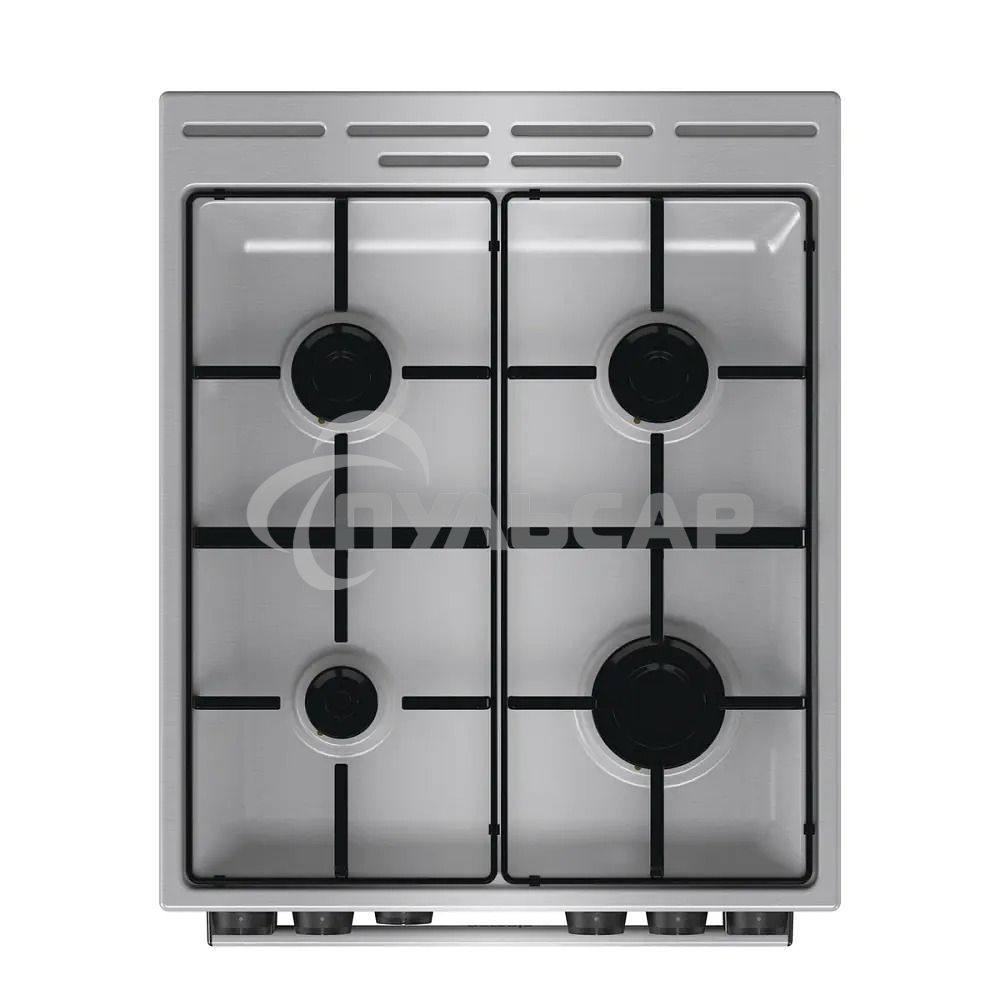 Плита газовая Gorenje GGI5A21XJ серебристый, конфорок 4 газовых, духовка 61 л, 50 см x 85 см x 59.4 см