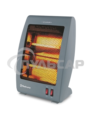 Инфракрасный обогреватель Sakura SA-0670DG, серый, кварцевый, 900Вт, 20 м2