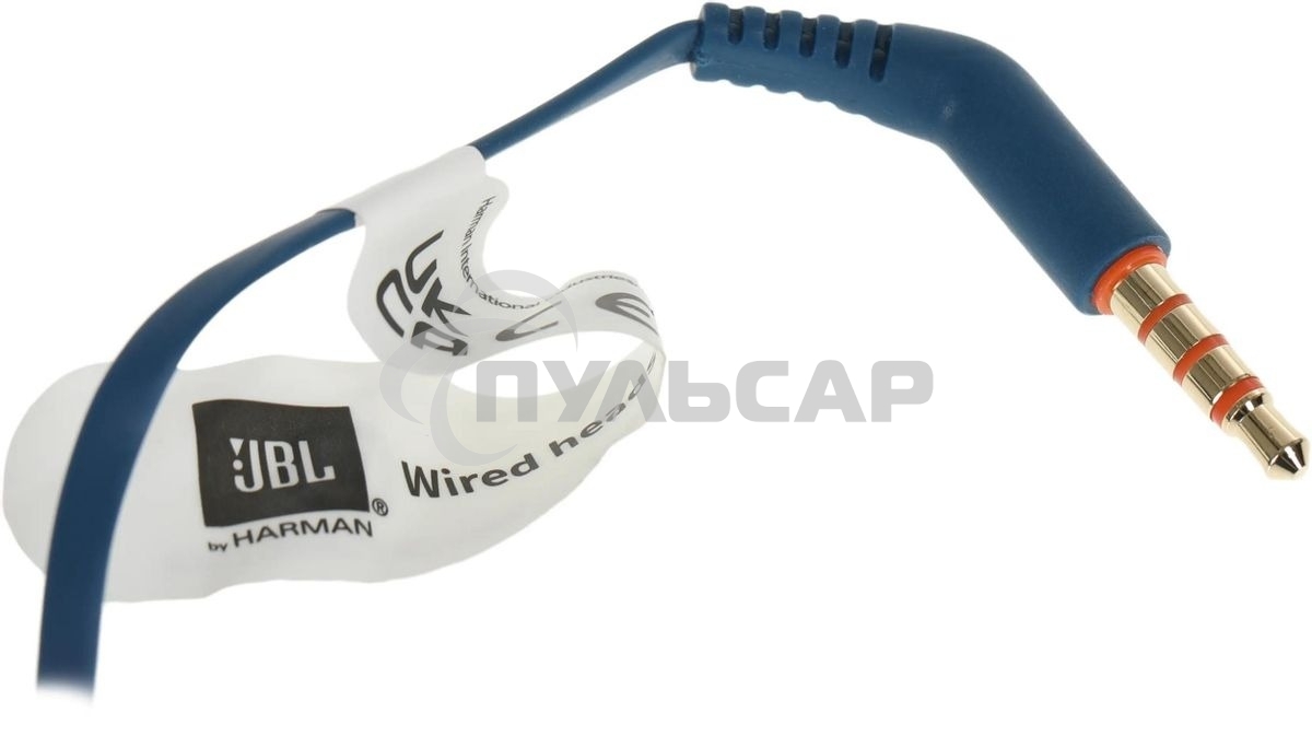 Наушники JBL Tune 110, 3.5 мм, внутриканальные, синий