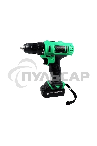 Дрель-шуруповерт Zitrek Greenpower 12-Li 063-4074, Аккумуляторная, 12В, 2 АКБ, Кейс