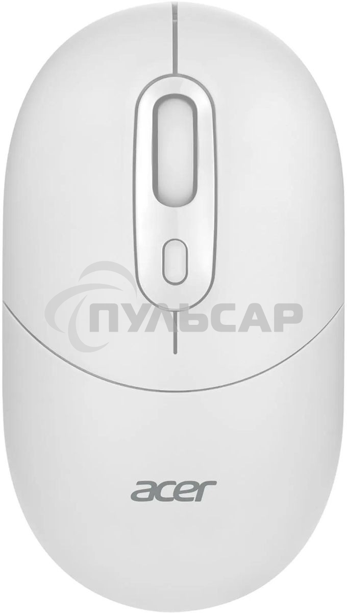 Мышь беспроводная Acer OMR301 белый, 1600 dpi, радиоканал, Bluetooth, USB, кнопки - 4