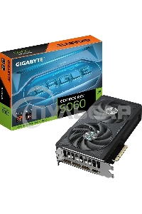 Видеокарта Gigabyte PCI-E 5.0 GV-N5060EAGLE OC-8GD 1.0 NVIDIA GeForce RTX 5060 8Gb 128bit GDDR7 2550/28000 HDMIx1 DPx3 HDCP Ret