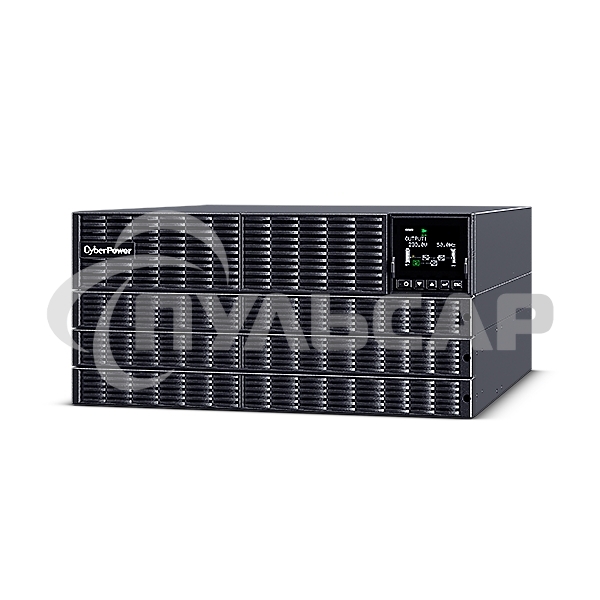Источник бесперебойного питания CyberPower OLS6KERT5U Online 6000VA/6000W USB/RS-232/Dry/EPO/SNMP/CloudCard/(4 IEC С13, 4 IEC C19, terminal block)/bat.detect./МВ NEW