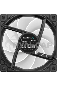 Вентилятор для корпуса DEEPCOOL FD12 черный, 120 мм, 2050 об/мин, 26.9 дБ, 4 pin