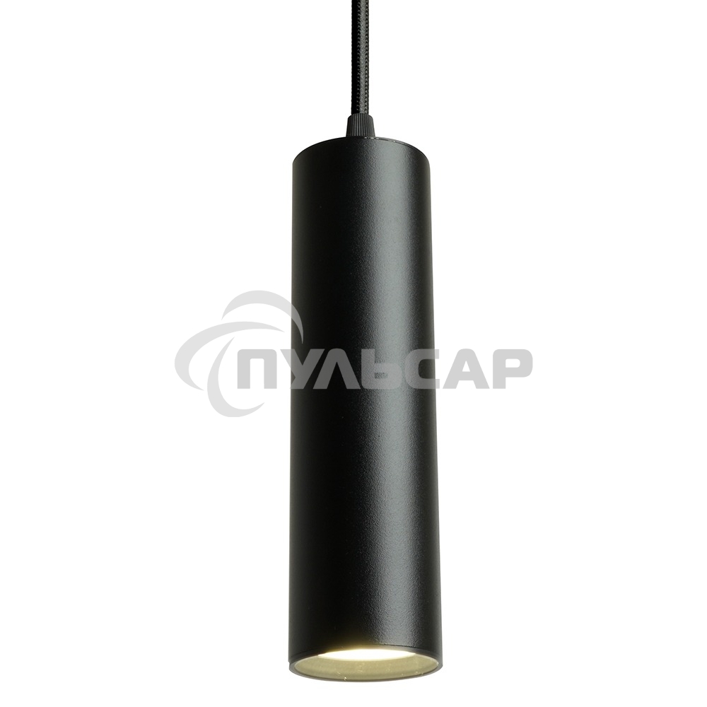 Светильник трековый на шинопровод FERON AL196 ДПО GU10 без лампы на подвесе черный