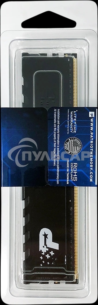 Оперативная память Patriot Memory Signature Premium RTL PSP416G2666H1 DDR4 16Gb 2666MHz PC4-21300 CL19 DIMM 288-pin 1.2В dual rank с радиатором Ret