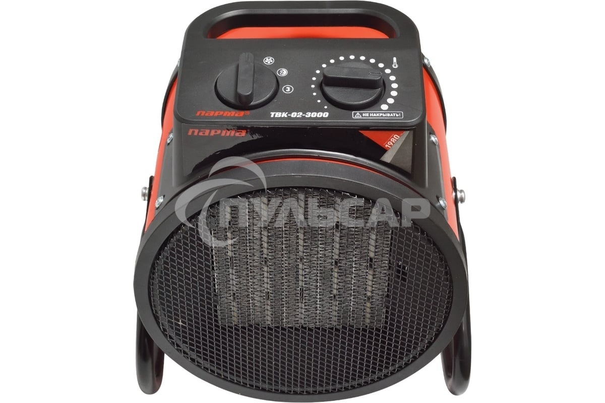 Тепловентилятор Парма ТВК-02-3000 3000Вт красный/черный
