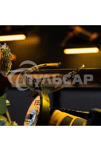 Очки защитные Denzel открытые, поликарбонатные, дымчатая линза