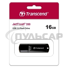 Флешка USB Transcend 16 Gb Jetflash 350 TS16GJF350 USB 2.0 черный