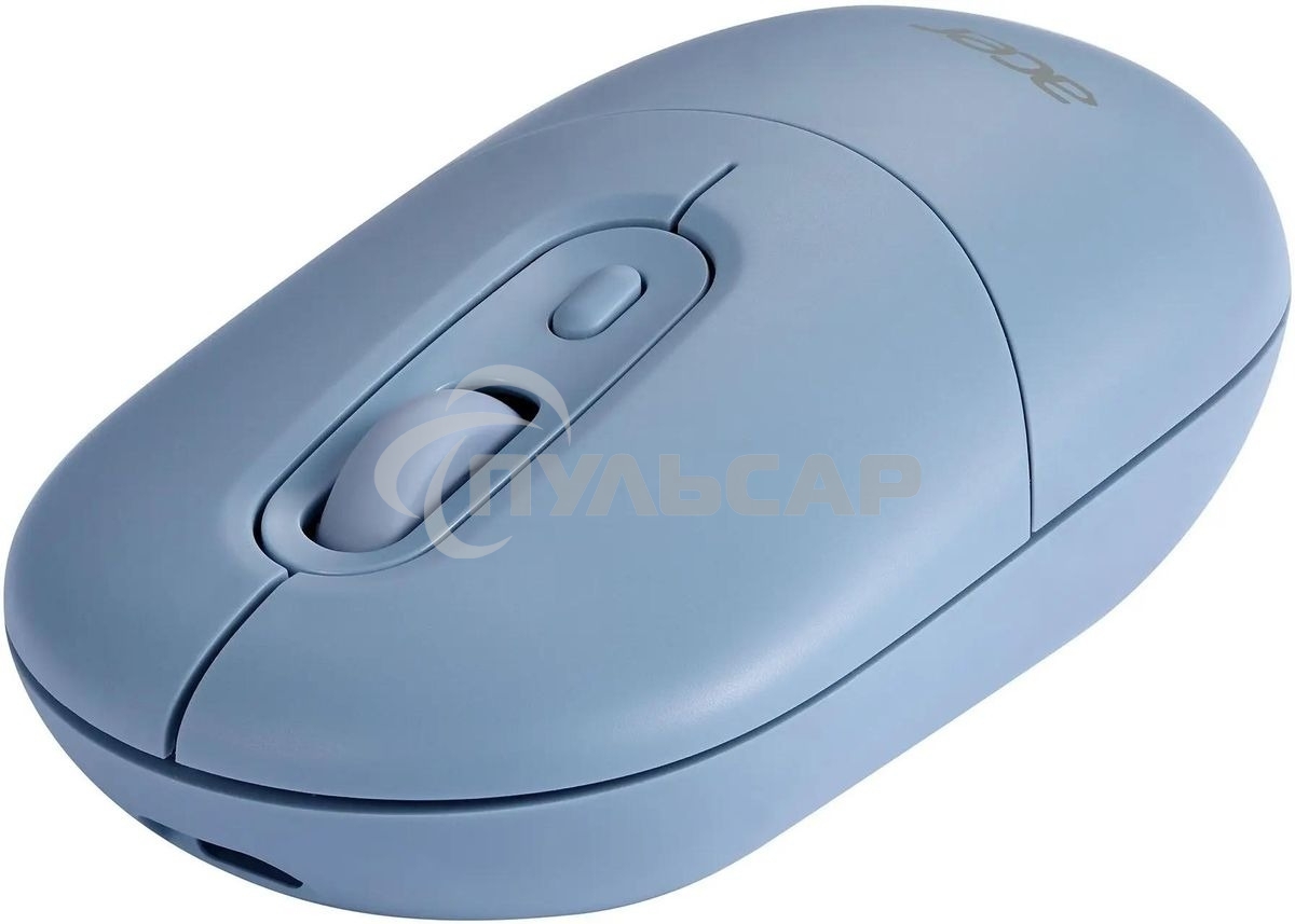 Мышь беспроводная Acer OMR301 синий, 1600 dpi, радиоканал, Bluetooth, USB, кнопки - 4