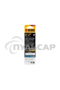 Сверло спиральное по металлу Denzel 6 x 93мм, Р6М5, Golden Tip, многогранная заточка