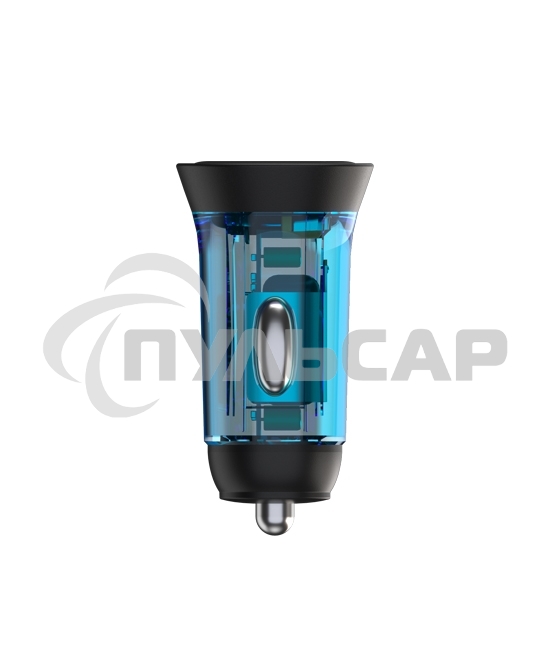 Автомобильное зарядное устройство Maxvi CCM-MS603PD 43W 6A (USB + Type-C, QC3.0 PD3.0) черный