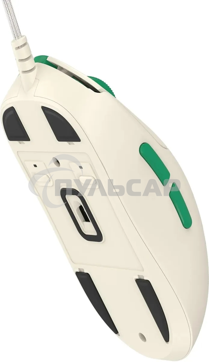 Мышь проводная A4Tech Bloody W72 Ultra Pixels Green рисунок/бежевый/зеленый, 20000 dpi, USB, кнопки - 7