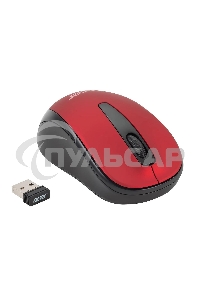 Мышь беспроводная Acer OMR136 красный, 1000 dpi, радиоканал, USB, кнопки - 3