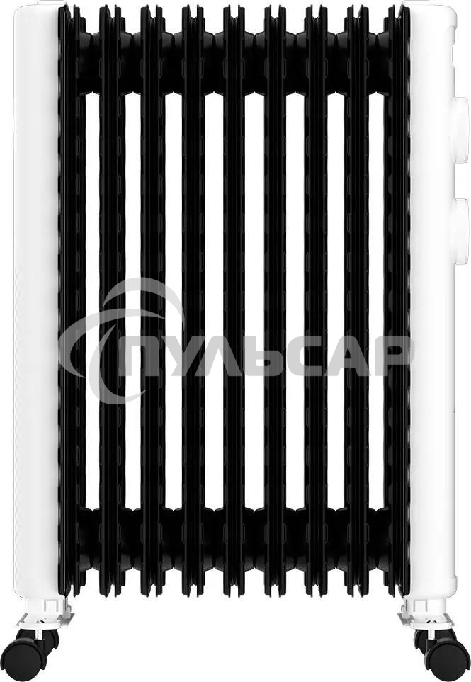 Обогреватель масляный Royal Clima Laggio Nero ROR-LN9-2000M, с терморегулятором, 2000Вт, 8 секций, 3 режима, белый/серый