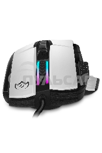 Мышь проводная SVEN RX-G990 белый, 12400 dpi, USB, кнопки - 9