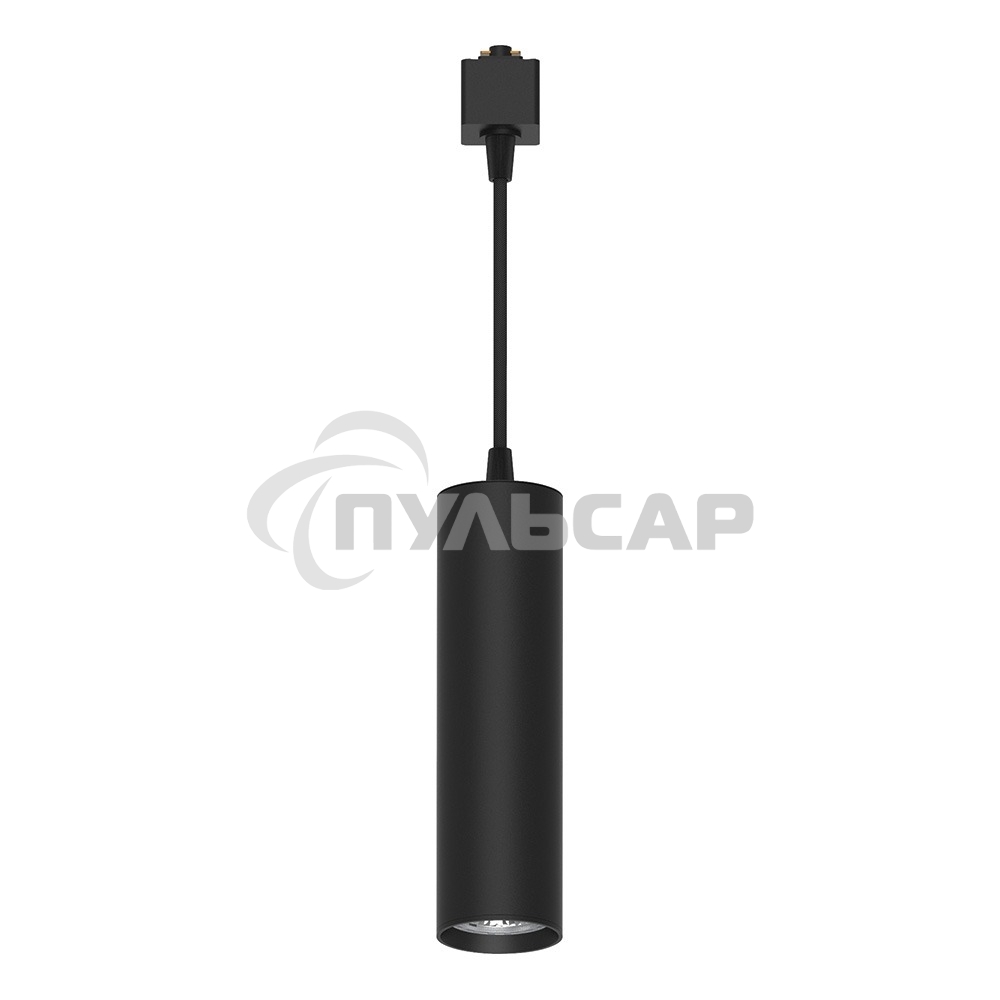 Светильник трековый на шинопровод FERON AL196 ДПО GU10 без лампы на подвесе черный