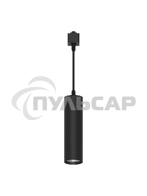 Светильник трековый на шинопровод FERON AL196 ДПО GU10 без лампы на подвесе черный