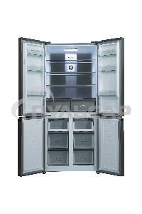 Холодильник Бирюса CD 496 TGG текстурированное бежевое стекло трехкамерный 334/162л морозилка снизу, No Frost, Side by Side