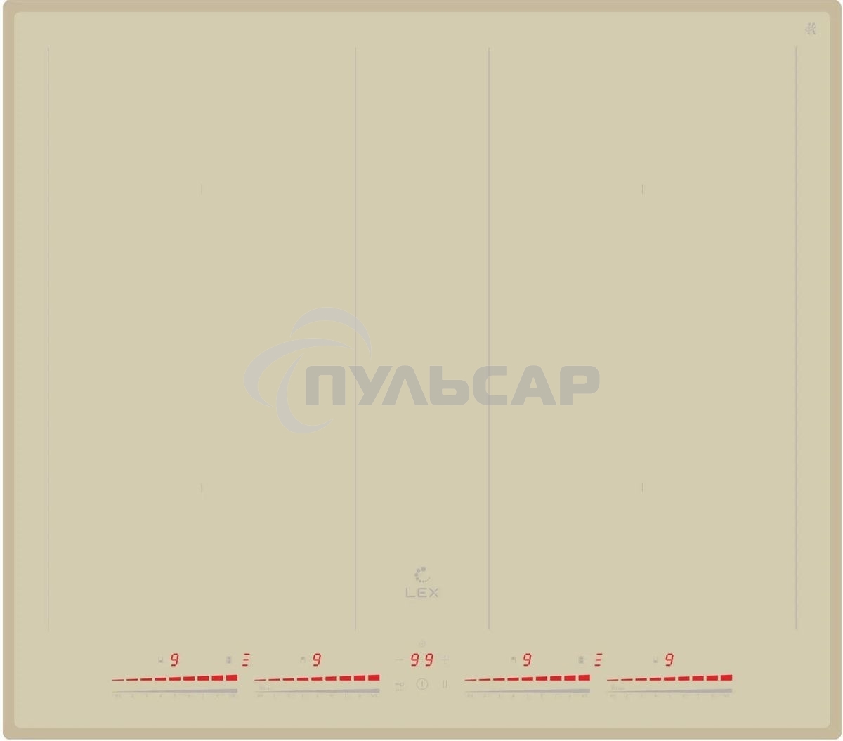 Индукционная варочная панель LEX EVI 641C IV слоновая кость