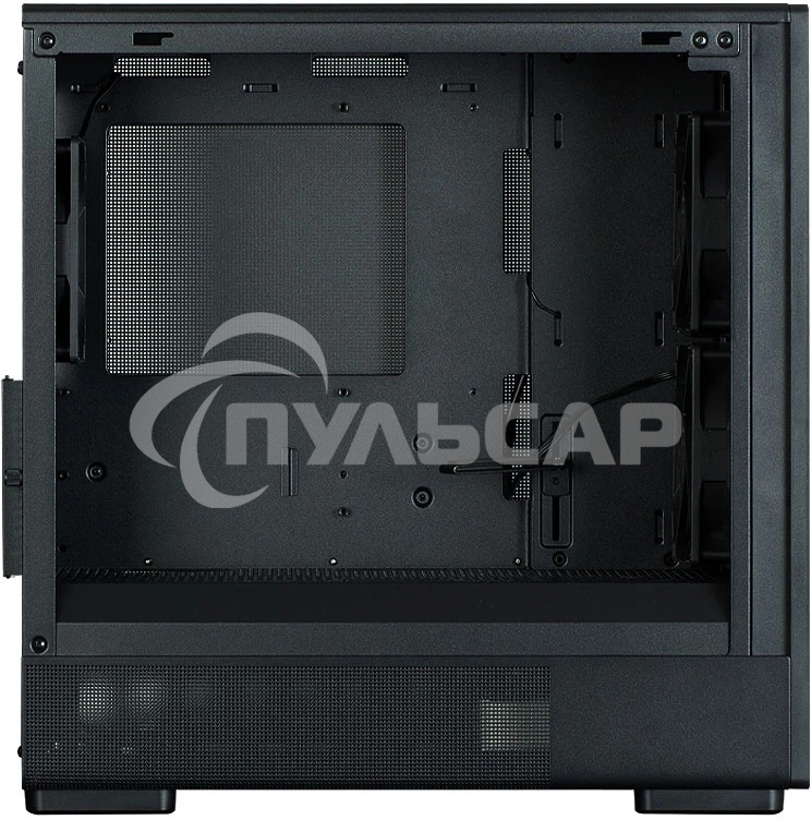 Компьютерный корпус Zalman P10 NAMU, MATX, черный, WINDOW, FRONT COVER WALNUT, 2x3.5