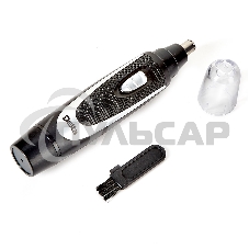 Триммер для носа, ушей и бровей Delta DL-4300 черный с серебристым