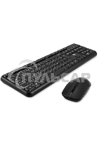Комплект клавиатура + мышь Оклик S277W клав:черный мышь:черный USB беспроводная Multimedia (2066172)