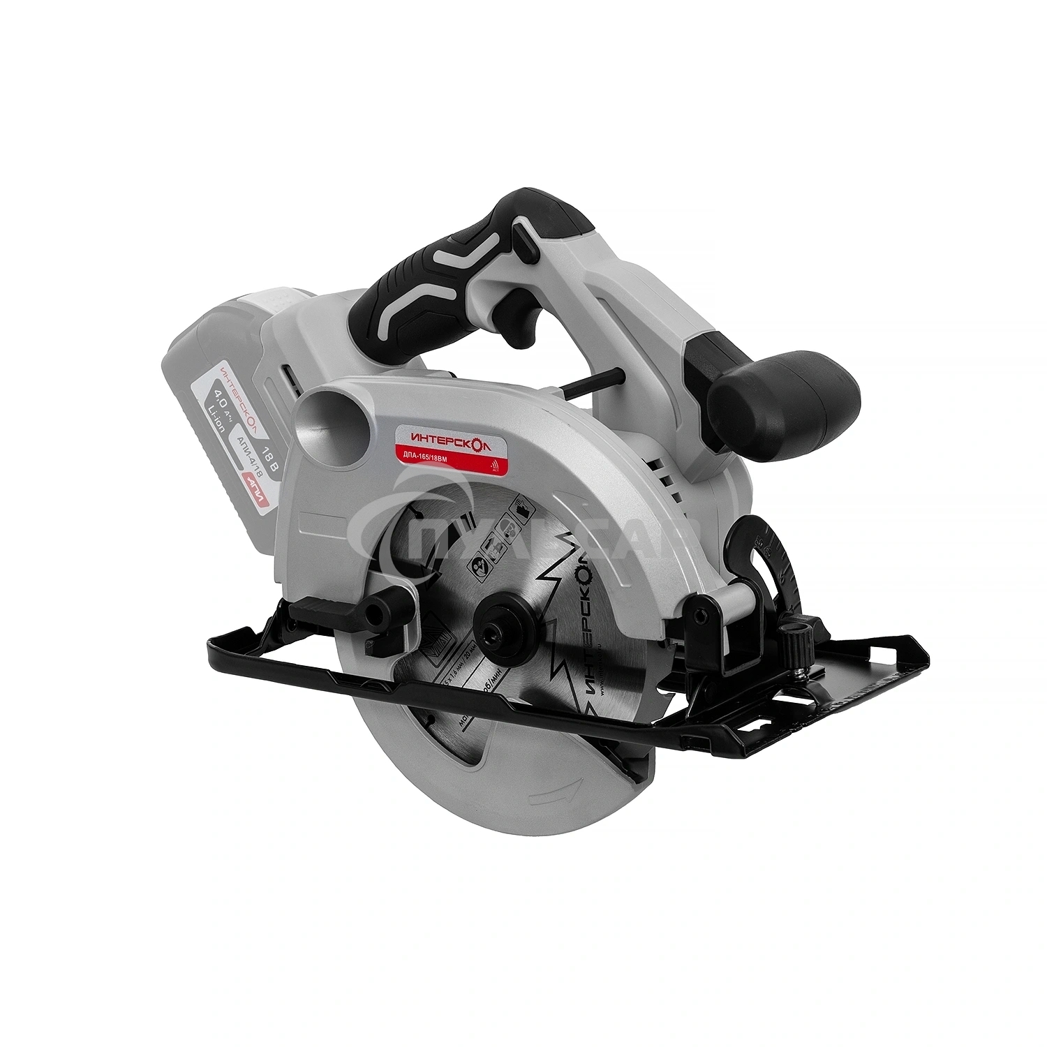 Дисковая пила бесщеточная аккумуляторная Интерскол ДПА-165/18ВМ 762.4.1.70