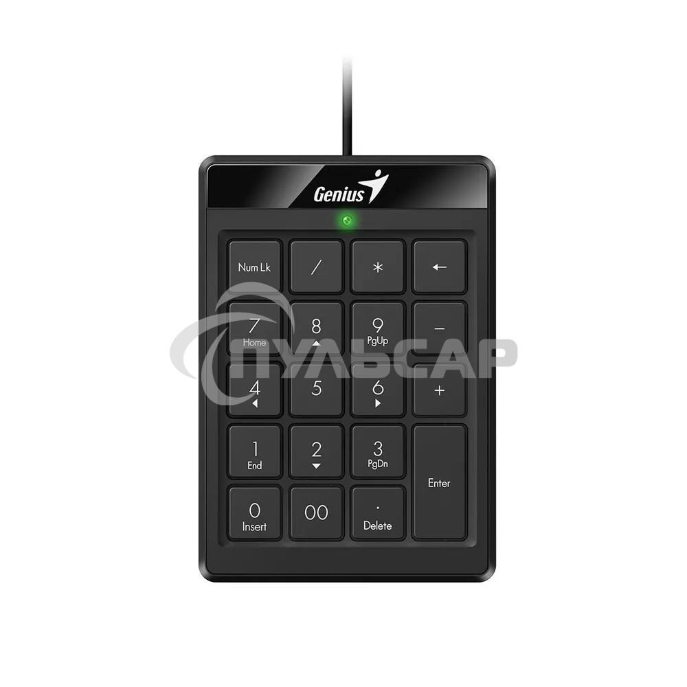 Клавиатура проводная Genius NumPad 110, 19 keys, USB, color: черный