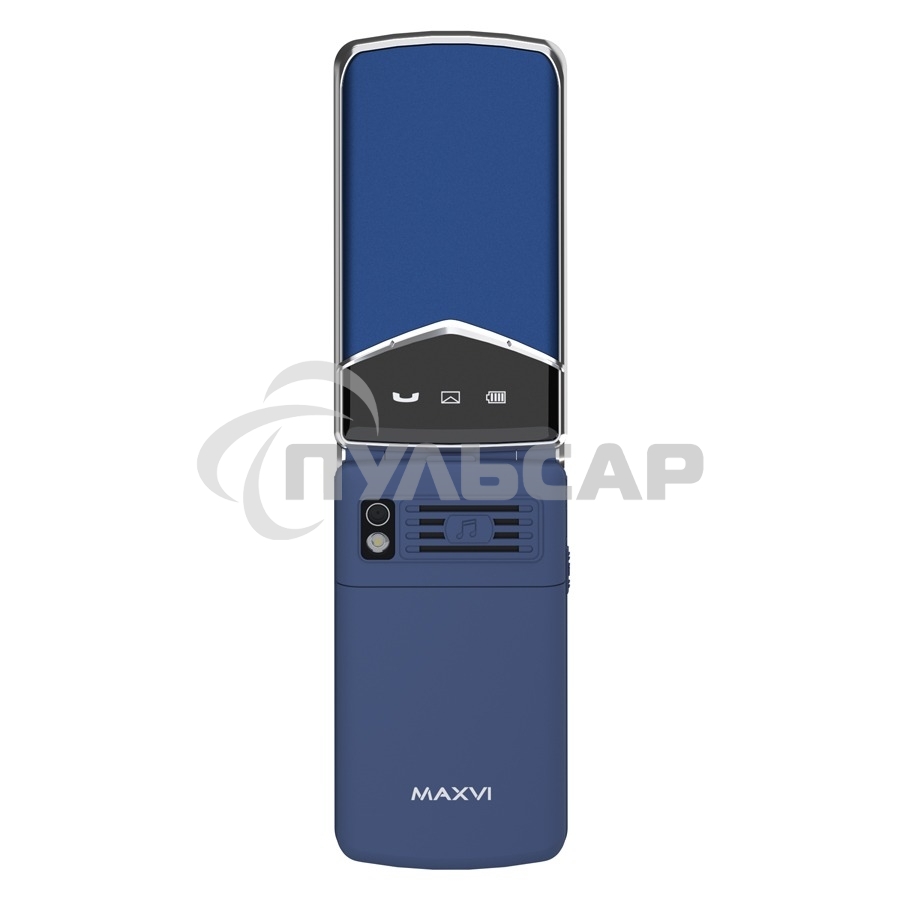 Мобильный телефон Maxvi E11 синий/серебристый
