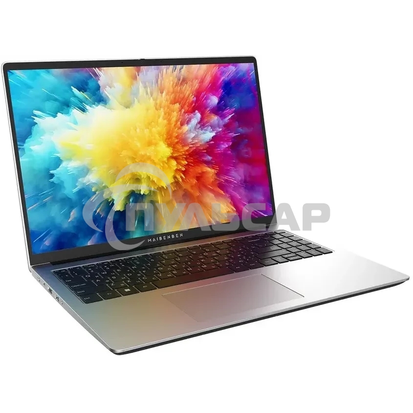 Ноутбук MAIBENBEN Medio M653 Ryzen 3 5400U 8Gb SSD 512Gb AMD Radeon Graphics 16 WUXGA IPS Cam 45.6Вт*ч Linux Серебристый M6531SB0LSRE0