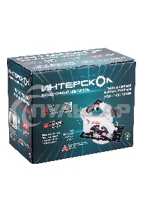 Дисковая пила бесщеточная аккумуляторная Интерскол ДПА-165/18ВМ 762.4.1.70