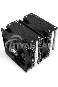 Устройство охлаждения(кулер) Thermalright Phantom Spirit 120 Soc-AM5/AM4/1151/1200/1700 черный 4-pin 25.6dB Al+Cu 535gr Ret (PS120)