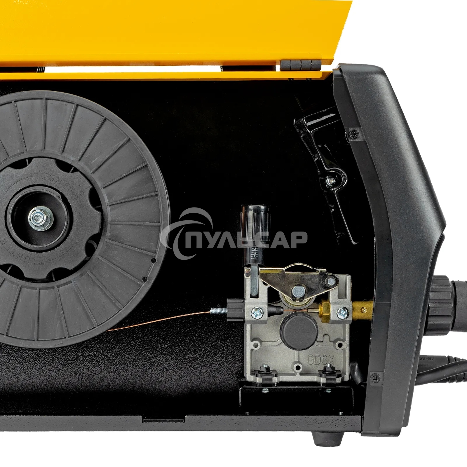 Аппарат инвертор. полуавтомат. cварки IMIG-205SDR, 200 А, ПВ 60%, катушка 5 кг Denzel