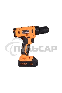 Дрель-шуруповерт Вихрь ДА-18Л-2к 72/14/9, Аккумуляторная, 18В, 2 АКБ, Кейс