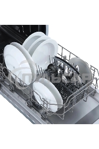 Встраиваемая посудомоечная машина Бирюса DWB-409/5, серебристый, 44.8 см, 9 компл., 49 дБ, класс A++