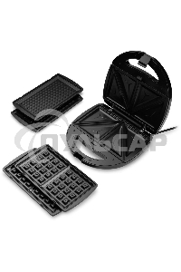 Сэндвичница Starwind SSW2346 750Вт черный/серебристый