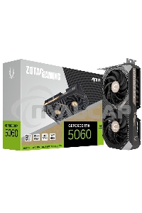 Видеокарта Zotac RTX5060 AMP 8Gb GDDR7 128bit 3xDP HDMI 2FAN MEDIUM PACK