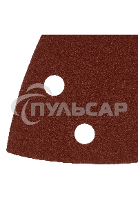 Треугольник абразивный Denzel на ворc. подложке под 