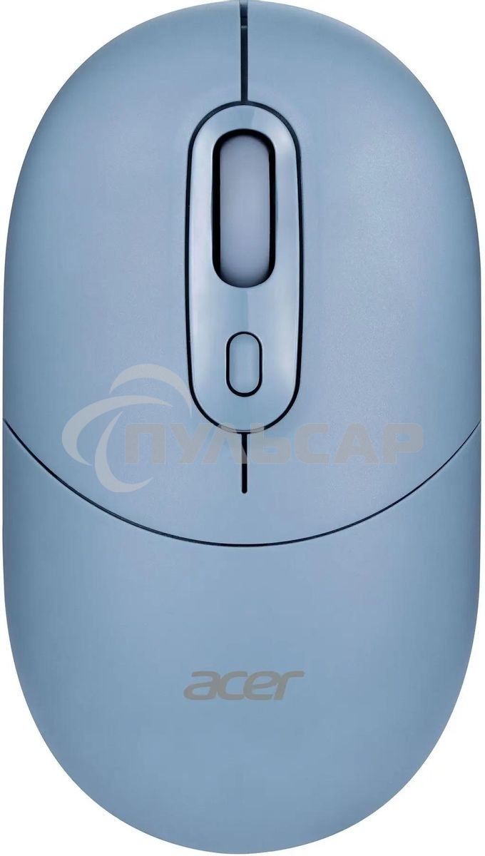 Мышь беспроводная Acer OMR301 синий, 1600 dpi, радиоканал, Bluetooth, USB, кнопки - 4